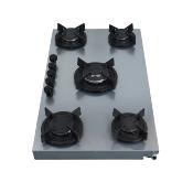 Parrilla de Gas Empotrable directamente en la cubierta DUNE de 120 cm (4 Quemadores) Marca: Supra Modelo: OASIS Color: Cristal Templado