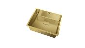 Tarja 1 Tina Submontar 21" (54 cm) Marca: Teka Modelo: MAESTRO FLEXLINEA RS15 50.40 SQ BRASS Color: Dorado