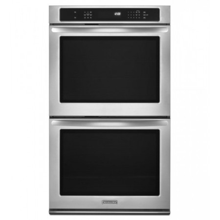 Horno Doble Eléctrico 30" (76 cm) Marca: KitchenAid Modelo: KODE500ESS Color: Acero Inoxidable