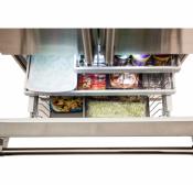 Refrigerador Bottom Freezer French Door 36" (90 cm) Marca: Viking Modelo: RVRF3361SS Color: Acero Inoxidable ($5,014 USD).