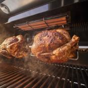 Asador Empotrable de Gas LP / GN de Exterior de 41" (104 cm) Marca: Weber Modelo: SB38 S Color: Acero Inoxidable