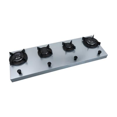 Parrilla de Gas Empotrable directamente en la cubierta DUNE de 120 cm (4 Quemadores) Marca: Supra Modelo: OASIS Color: Cristal Templado