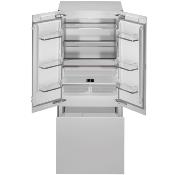 Refrigerador French Door 36" Marca: Smeg Modelo: FD3620UWI Color: Panelable.  (2025 07)