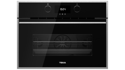 Horno Eléctrico Multifunción + Microondas 24" (60 cm) Marca: Teka Modelo: MAESTRO HLC 844 C Color: Negro