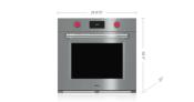 Horno Eléctrico Profesional 30" (76 cm) Marca: Wolf Modelo: SO3050PM/S/P Color: Acero Inoxidable ($9,945 USD)