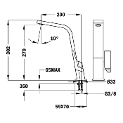 Monomando Giratorio Marca: Teka Modelo: IC 915 Color: Cromo