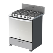 Estufa Gas de Piso 30" (76 cm) Marca: Whirlpool Modelo: WFR3400D Color: Acero Inoxidable  (2025 08)