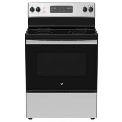 Estufa Eléctrica 28" (76 cm) Marca: GE Modelo: JCBS631SFSS Color: Acero Inoxidable (2025 08)