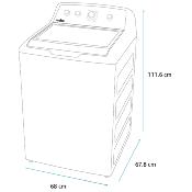 Lavadora Automática 28" (70 cm) Marca: Mabe Modelo: LMH72205CBAB0 Color: Blanco