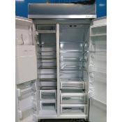 Refrigerador Duplex Side By Side Empotrable 48" (120 cm) Marca: KitchenAid Modelo: KBSD608ESS Color: Acero Inoxidable