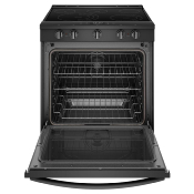 Estufa Eléctrica Slide In 30" (76 cm) Marca: Whirlpool Modelo: WEE750H0HV Color: Negro Inoxidable