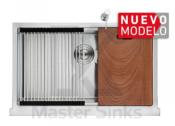 Tarja 1 Tina Empotrable Marca: Kele Modelo: KHS2918A Color: Acero Inoxidable