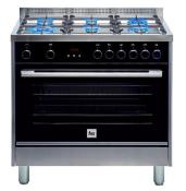 Estufa Gas Piso 36" (90 cm) Marca: Teka Modelo: MAESTRO FS3RL966GGX Color: Acero Inoxidable