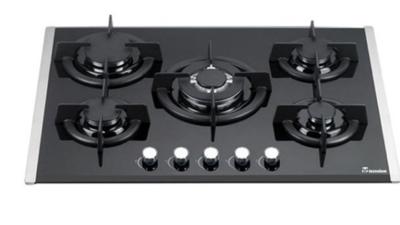 Parrilla Gas 28" (70 cm) Marca: Tecnolam Modelo: VETRO7041TC.NX Color: Negro