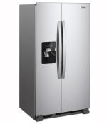 Refrigerador Side by  Side 35" (90cm) Marca: Whirlpool Modelo: WD5720Z Color: Acero Inoxidable