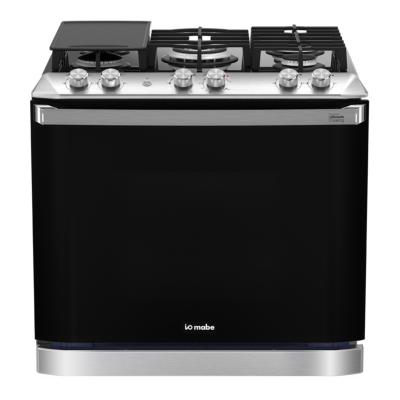 Estufa de piso para Empotrar 30" (80 cm)  Marca: IO Mabe Modelo: IO8063GEGSS0 Color: Acero Inoxidable 