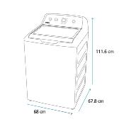 Lavadora Automática 28" (70 cm) Marca: Mabe Modelo: LMA79114CBAK0 Color: blanco 