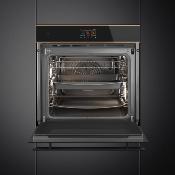 Horno de Vapor Combinado 24" (60 cm) Marca: Smeg Modelo: SOP6604S2PNR Color: Negro (2025 06)