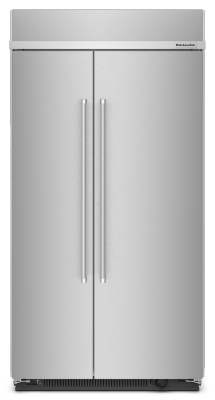 Refrigerador Side By Side Empotrable 42" (105 cm) Marca: KitchenAid Modelo: KBSD702MSS Color: Acero Inox (2025 07)