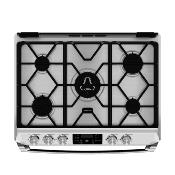 Estufa Gas Empotrable 31" (80 cm) Marca: IO Mabe Modelo: IO8094GETSS0 Color: Acero Inoxidable