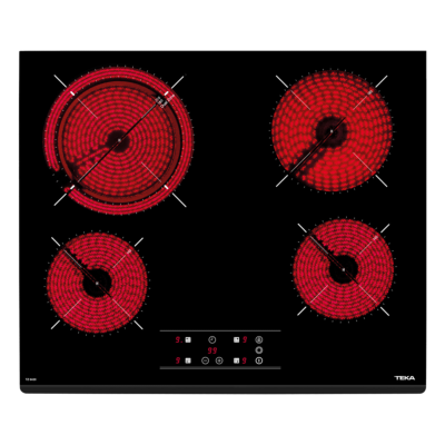 Parrilla Eléctrica Vitrocerámica 24" (60 cm) Marca: Teka Modelo: TOTAL TT 6420 Color: Negro