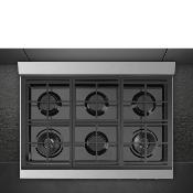 Parrilla Gas Profesional 36" (90 cm) Marca: Smeg Modelo: RTU366GX Color: Acero Inoxidable