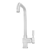 Monomando de Cocina Axcent Fedra Satin Color: Acero Inoxidable Color Plata Altura 8 cm Código: 669539