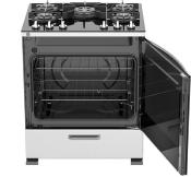 Estufa Gas de Piso 30" (76 cm) Marca: Whirlpool Modelo: WFR7600S Color: Gris 