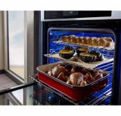 Horno Doble Eléctrico 30" (76 cm) Marca: KitchenAid Modelo: KODE500ESS Color: Acero Inoxidable