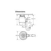 Triturador de Desperdicios 0.75 HP Marca: Insinkerator Modelo: EVOLUTION 200 Color: Acero Inoxidable ($688 USD) (09 2025)