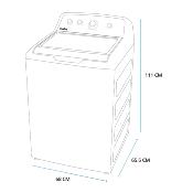 Lavadora Automática 23" (60 cm) Marca: Mabe Modelo: LMR75201WDAB0 Color: Diamond Gray