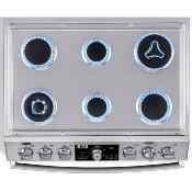 Estufa de piso para Empotrar 30" (76 cm) Marca: Mabe Modelo: EMH7613DTSS0 Color: Acero Inoxidable 