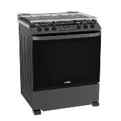 Estufa de piso 30" (76 cm) Marca: Mabe Modelo: EMH7614DATBS0 Color: Black Slate 