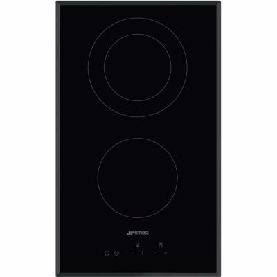 Parrilla Modular Eléctrica Vitrocerámica 12" (30 cm) Marca: Smeg Modelo: SE232TD1 Color: Negro