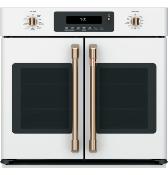 Horno Eléctrico French Door 30" (76 cm) Marca: Cafe Modelo: CTS90FP4NW2 Color: Blanco ($5,799 USD)