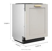 Lavavajillas Panelable 24" (60cm) Marca: KitchenAid Modelo: KDTF324PPA (2025 07) 