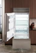 Refrigerador Bottom Mount 36" (90 cm) Marca: Subzero Modelo: BI-36UID/S Color: Acero Inoxidable ($15,950 USD).