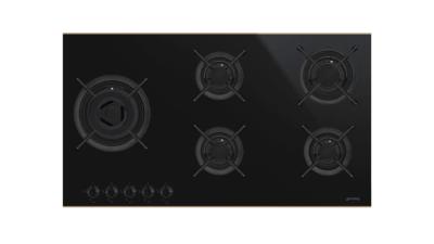 Parrilla Gas 36" (90 cm) Marca: Smeg Modelo: PV695LCNR Color: Negro