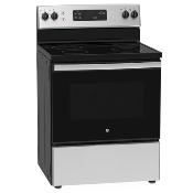 Estufa Eléctrica 28" (76 cm) Marca: GE Modelo: JCBS631SFSS Color: Acero Inoxidable (2025 08)