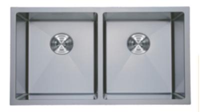 Tarja 2 Tinas Submontar o Empotrar Marca: Axcent Modelo: H8050DT2 Color: Acero Inoxidable