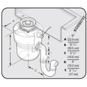 Triturador de Alimentos 1/2 HP Marca: KitchenAid Modelo: KGCX112RXX Color: Negro Inox