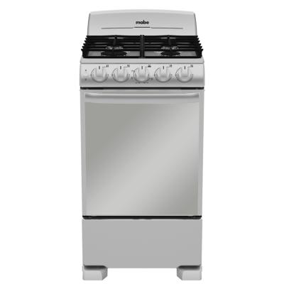 Estufa de Piso 20" (50 cm) Marca: Mabe Modelo: EM5042BFIS1 Color: Plata Mercury