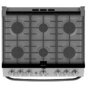 Estufa de piso 30" (76 cm) Marca: Mabe Modelo: EMH7612JS0 Color: Silver