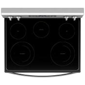 Estufa Eléctrica de Piso 30"  (76 cm) Marca: Whirlpool Modelo: WFE535S0LZ Color: Acero Inoxidable 