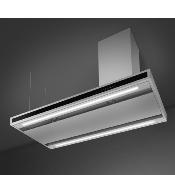 Campana de Isla 48" (120 cm) Marca: Smeg Modelo: KLTI12L4X Color: Negro  (2025 06)