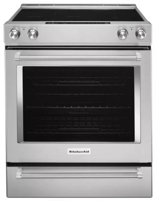 Estufa Eléctrica 30" (76 cm) Marca: KitchenAid Modelo: KSEB900ESS Color: Acero Inoxidable
