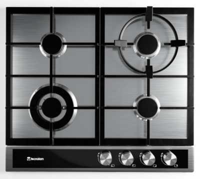 Parrilla Gas 24" (60 cm) Marca: Tecnolam Modelo: NU604.AC Color: Acero Inoxidable