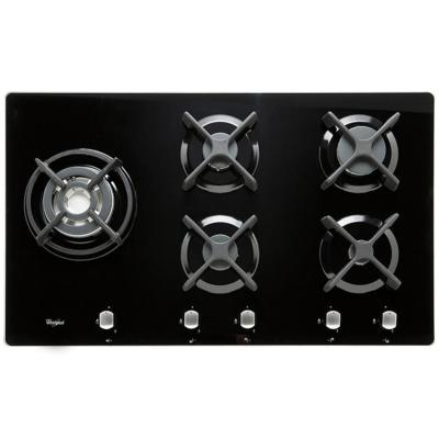 Parrilla Gas on Glass 34" (86 cm) Marca: Whirlpool Modelo: AKT935NB Color: Negro