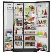 Refrigerador Duplex Side By Side Empotrable 30" (76 cm) Marca: KitchenAid Modelo: KRSC703HBS Color: Negro Inoxidable