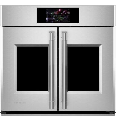 Horno Eléctrico Convección Statement French Door 30" (76cm) Marca: Monogram Modelo: ZTSX1FPSNSS Color: Acero Inoxidable ($9,799 USD).